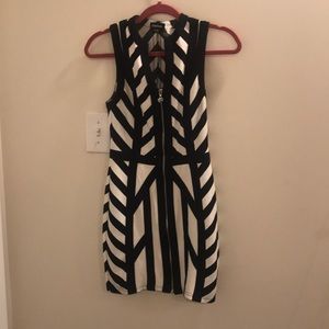 Sexy black and white dress, excellent condition